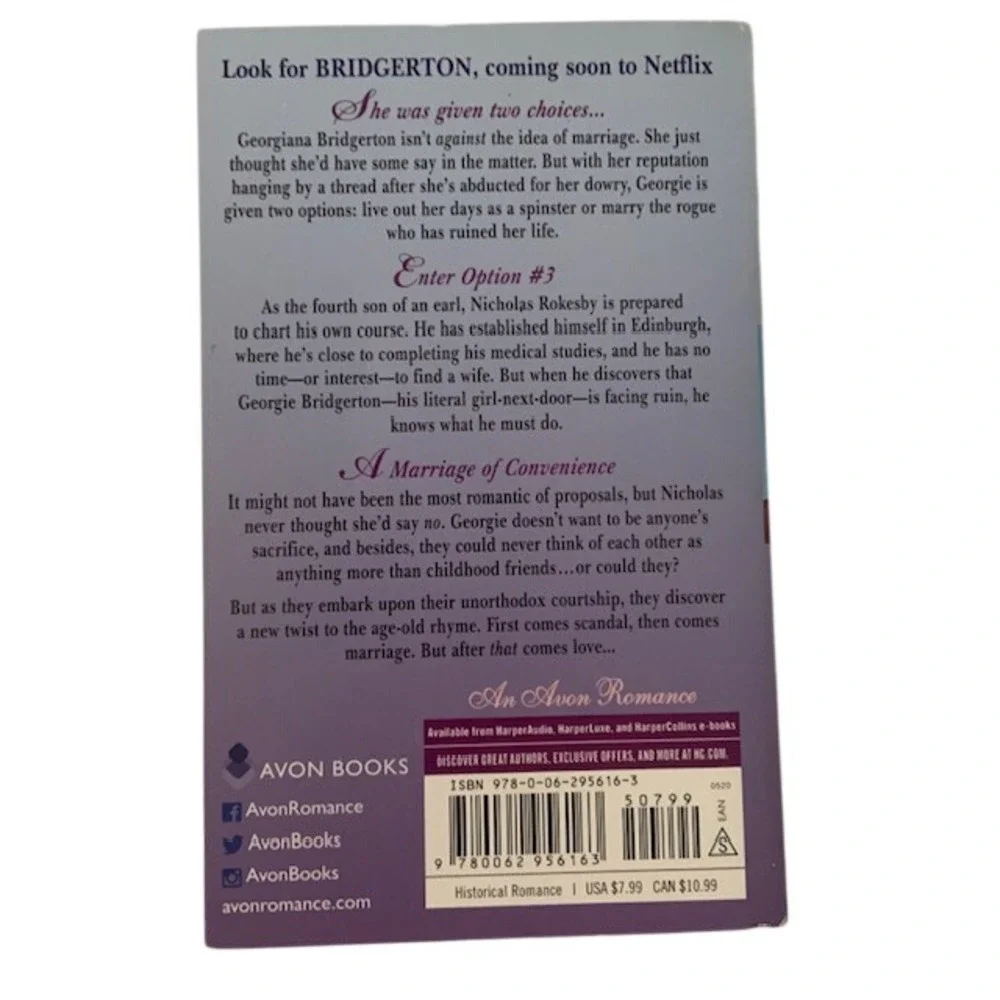 Bridgerton‎ Prequel First Comes Scandal Julia Quinn Paperback